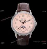 PP factory Patek Philippe Perpetual Calendar New Salmon Dial Watch Swiss AAA Replica